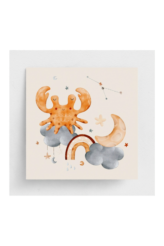 Tableau Zodiaque Aquarelle – Panneau Léger