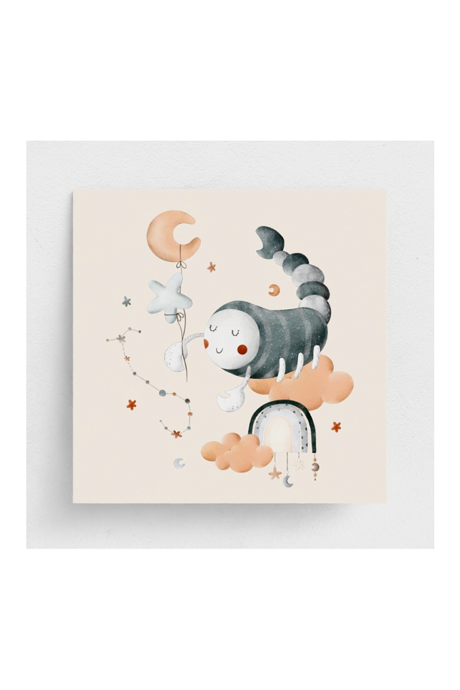 Tableau Zodiaque Aquarelle – Panneau Léger