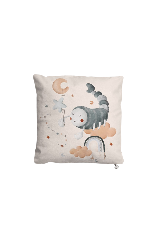 Coussin décoratif chambre bébé zodiaque scorpion